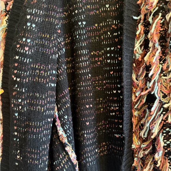 Love Riche Multicolor Fringe Open Cardigan - Picture 5 of 6